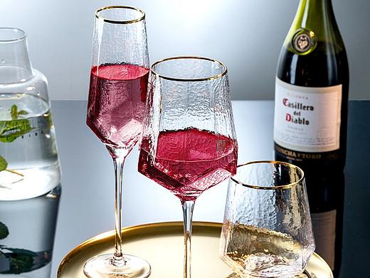 北欧ins风 | 轻奢金边高脚杯 玻璃杯摄影 南京摄影