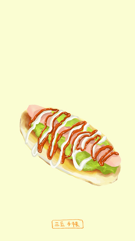 热狗芝士三明治