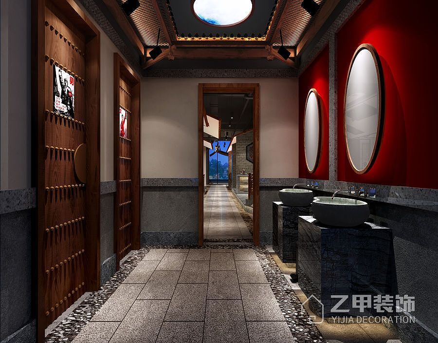 山东小龙坎火锅店装修设计|甘孜火锅店设计公司（图ZOTYzOTA4NDQ=） - 家装设计 - 站酷设计师甘孜_火锅店设计原创素材 - 站酷ZCOOL