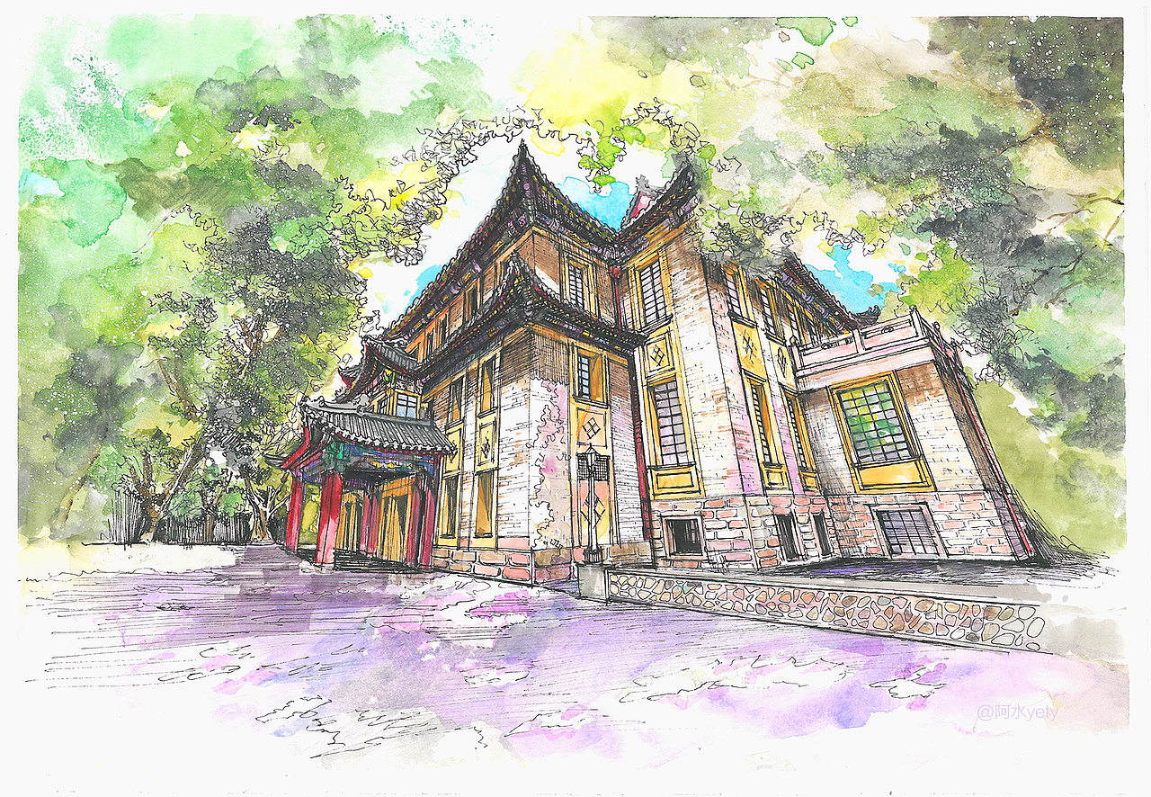 ♪ 第一次画纯水彩 lǔ nì fà fà（图ZODkyODAzNzI=） - 绘画 - 站酷设计师阿水yetty原创素材 - 站酷ZCOOL