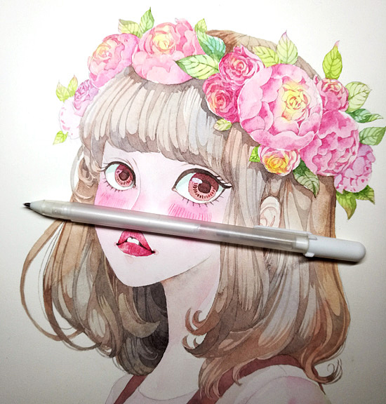 徐大人水彩人物