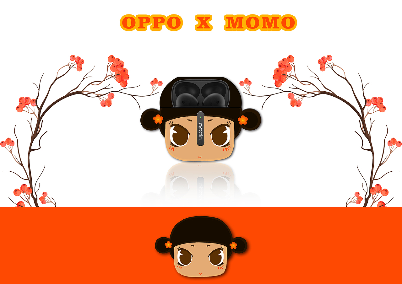 【OPPO X MOMO】肤色不一样，爱好可一致（图ZMTkwMjE3MjQ4） - 图案 - 站酷设计师李大鹅_原创素材 - 站酷ZCOOL