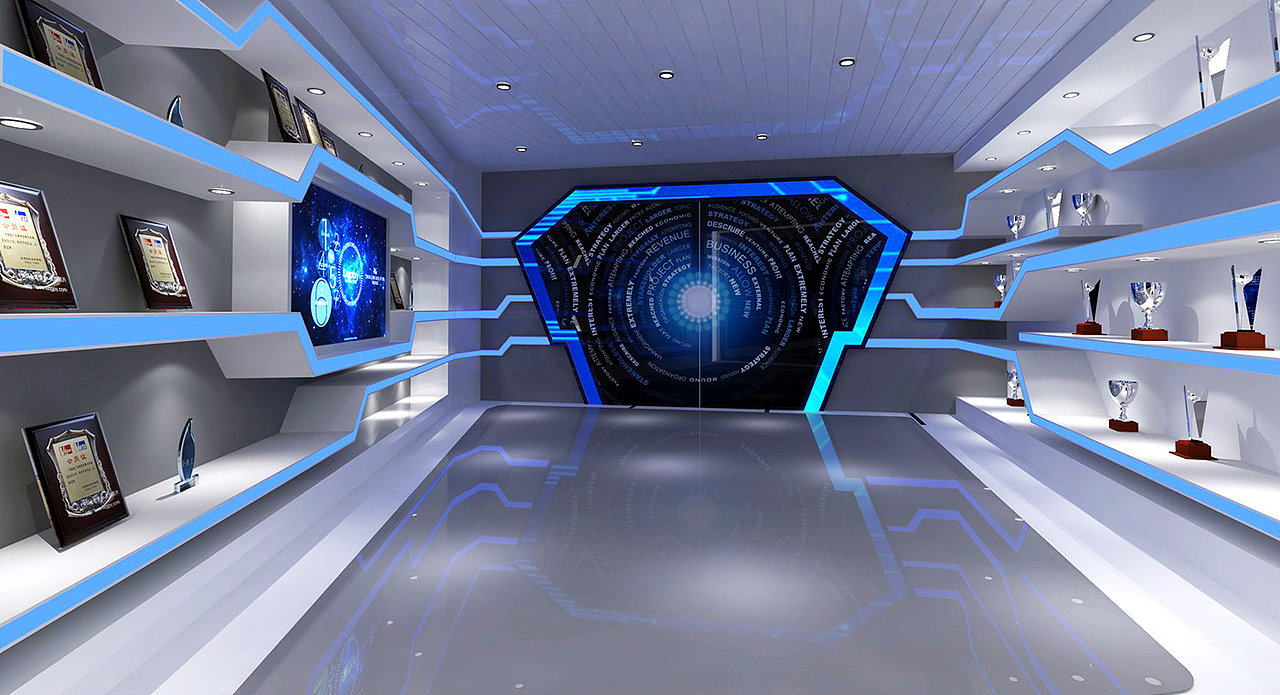 科技展厅 3D效果图制作