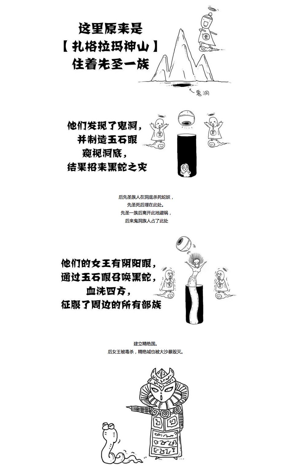 疯狂百科丨夜半鬼吹灯（一）（图ZNDA3MjY1NjQ=） - 艺术插画 - 站酷设计师熊猫窝原创素材 - 站酷ZCOOL