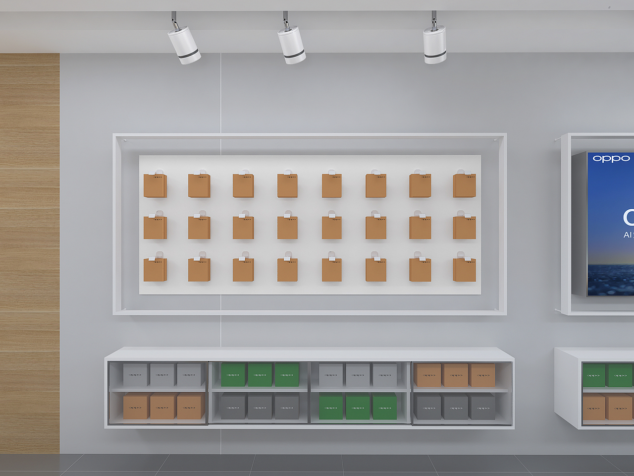 oppo终端门店（图ZMjc3MTI0MTI0） - 商业空间设计 - 站酷设计师ZeroChan2014原创素材 - 站酷ZCOOL