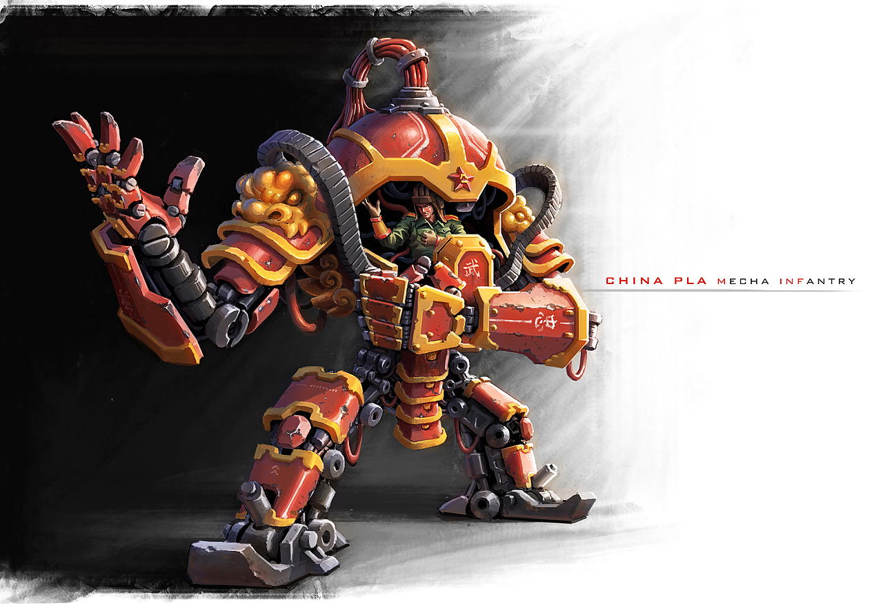 尝试了一下中国元素与机甲结合昆明 |        