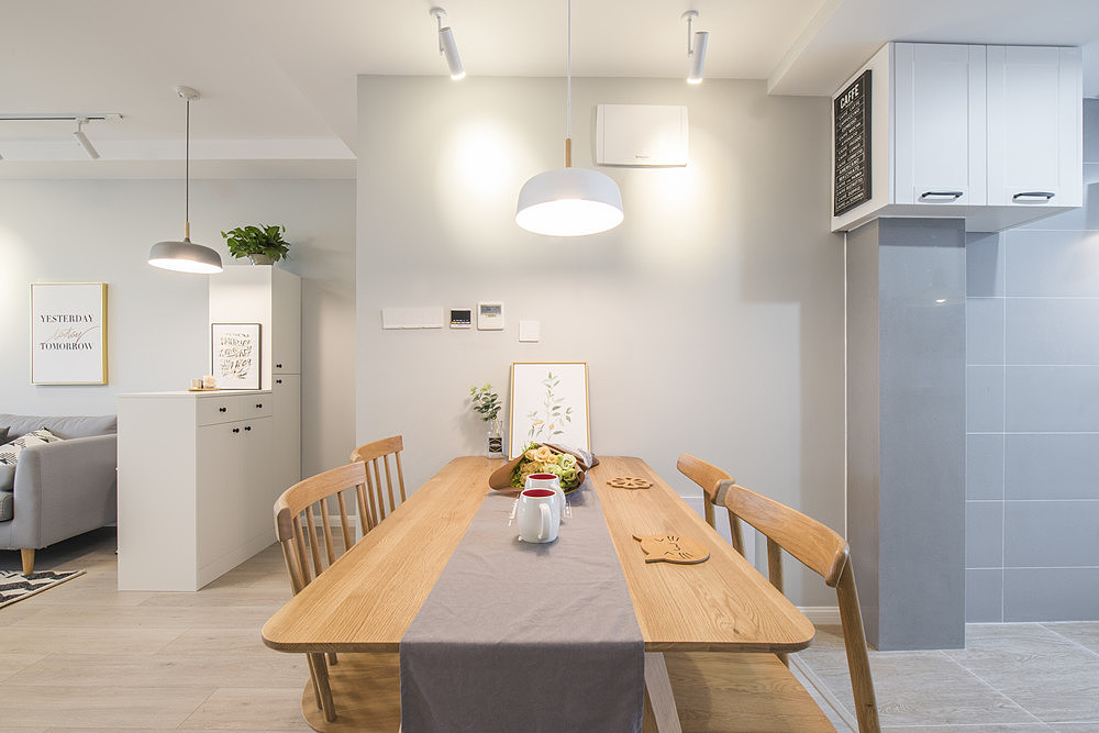 龙湖时代天街精装房北欧风软装案例