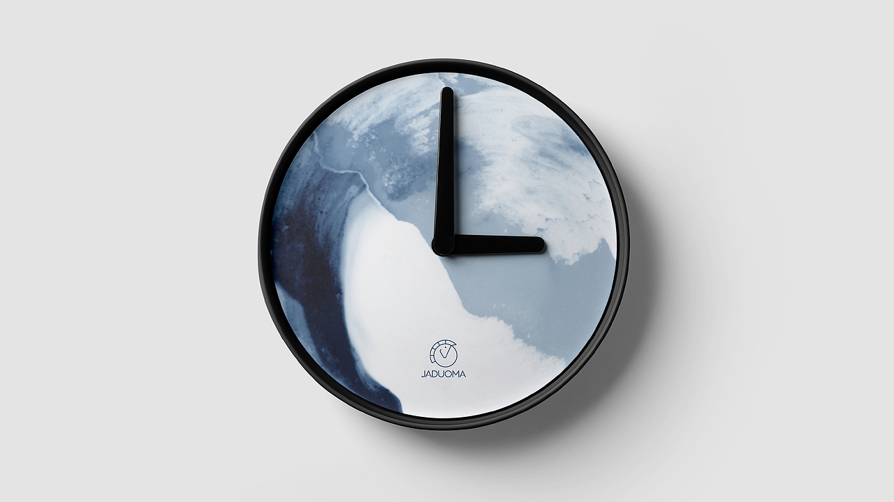 时钟奢侈品品牌标志提案家居装饰logo字体VI