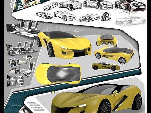 汽车设计,原创概念车。