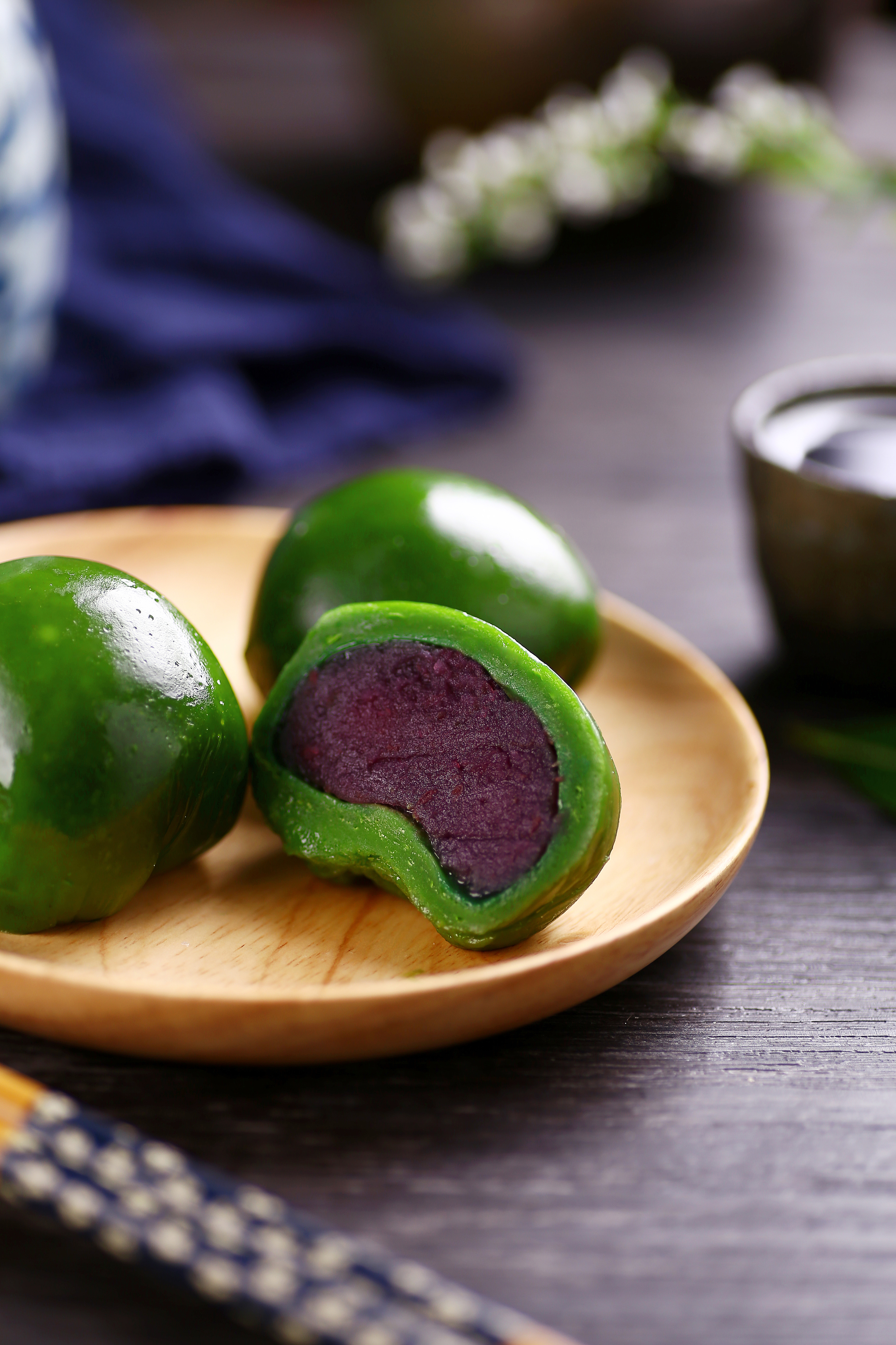 给杏花楼拍摄的网红青团等一系列产品 美食摄影