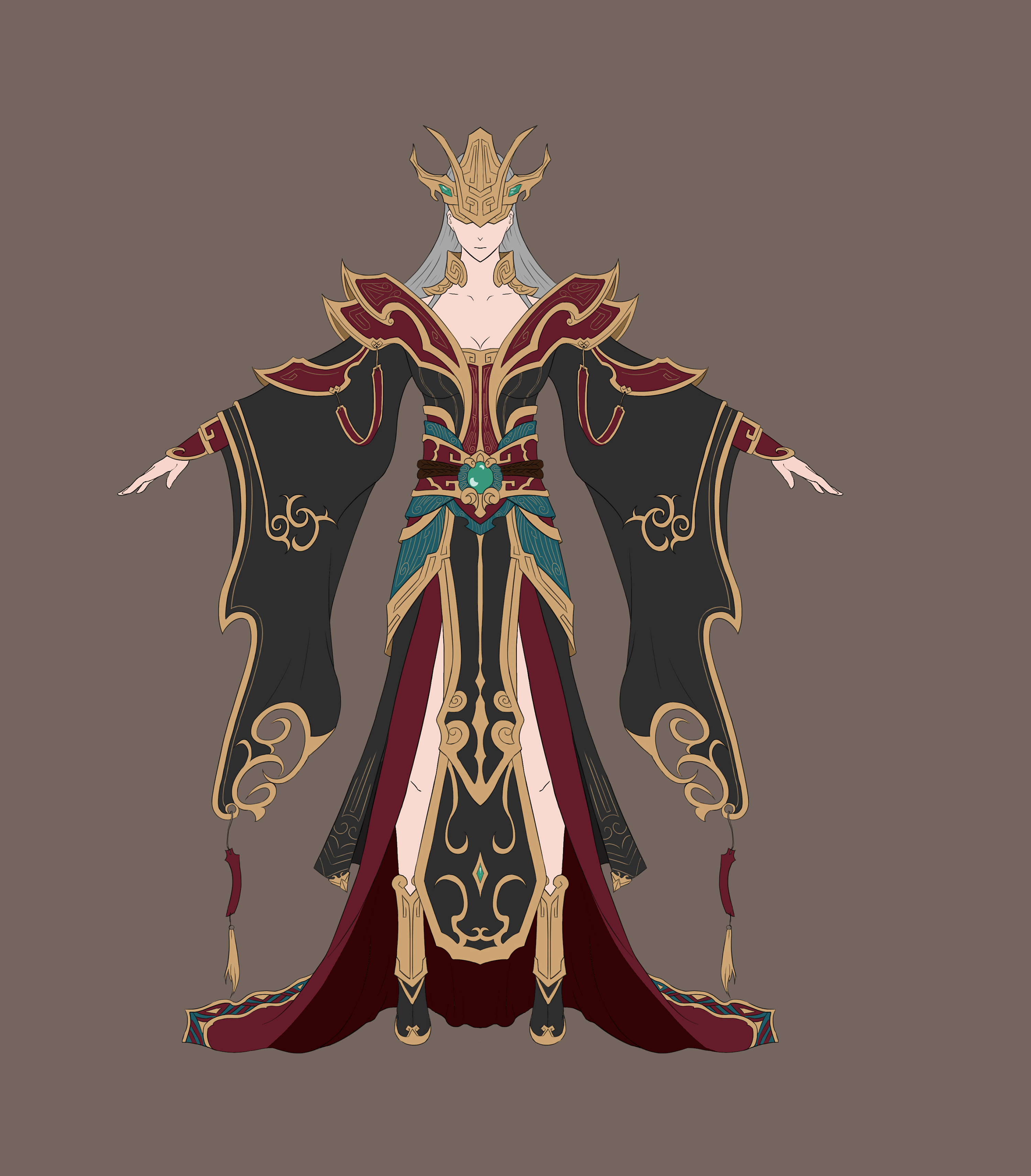 中式古风原画设计|插画|游戏原画|沉默花生 - 原创作品 - 站酷 (zcool