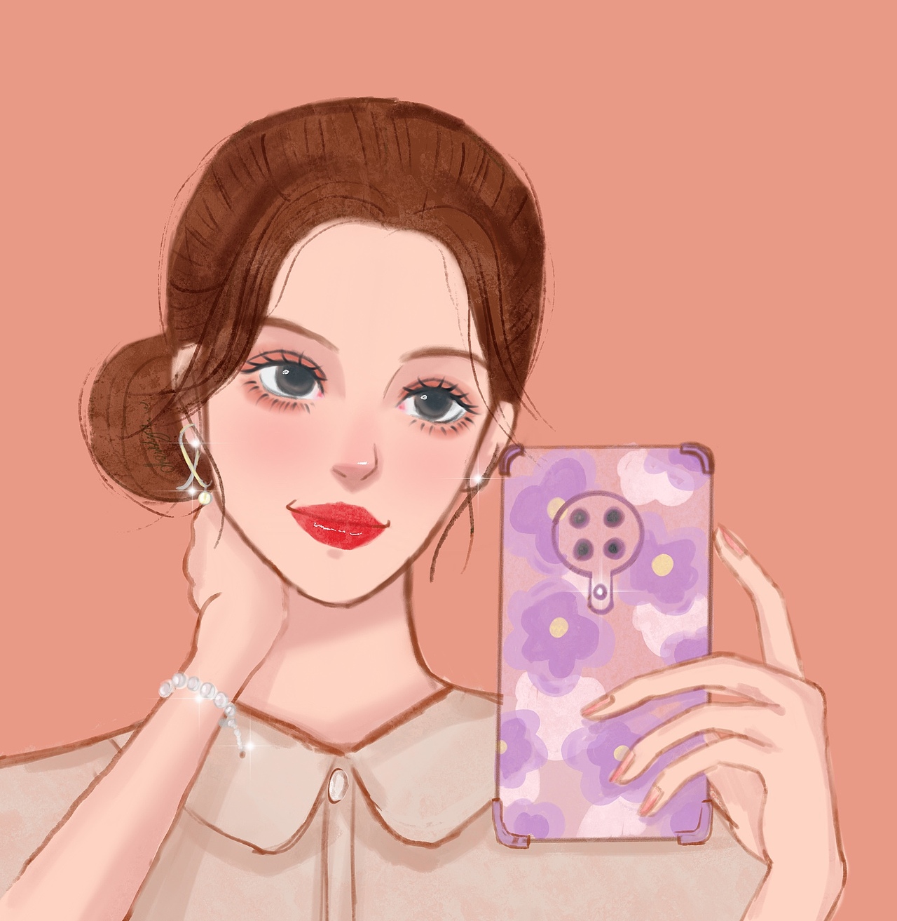 手绘头像｜男生女生手绘头像水彩风婚礼请柬婚纱照手绘（图ZMjY4MzgyNTU2） - 创作习作 - 站酷设计师清蒸鱼扇原创素材 - 站酷ZCOOL