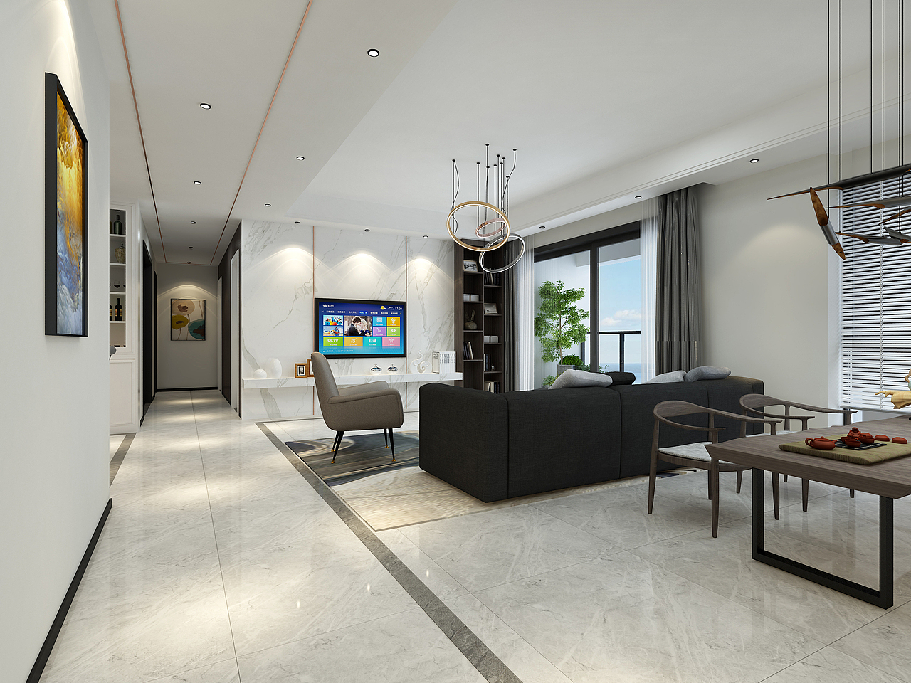 室内设计-客餐厅