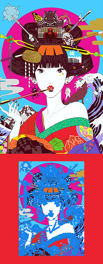 插画临摹（图ZMTY5NDk3Njg0） - 图案 - 站酷设计师七月里的小苹果原创素材 - 站酷ZCOOL