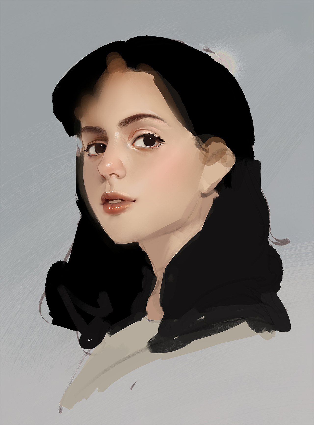 这种一戴眼镜，我就受不了，太有知性美了 ​​​​（图ZMjQ1Mzk4NTY4） - 商业插画 - 站酷设计师Peter肖吉原创素材 - 站酷ZCOOL