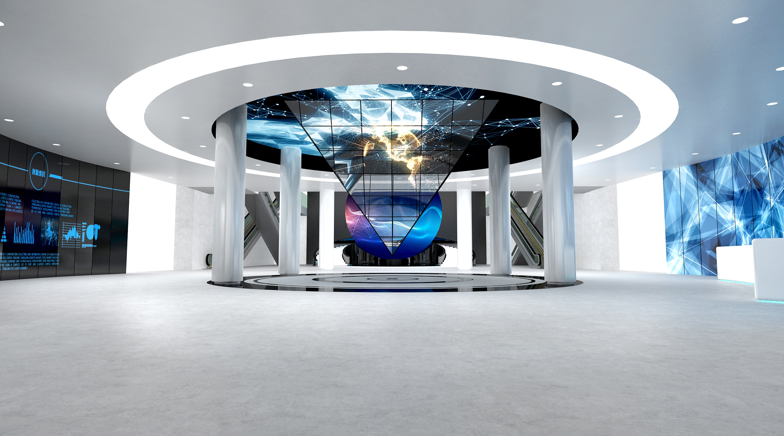 创新馆入口设计|空间|展示设计 |直立的蜗牛 - 原创作品 - 站酷