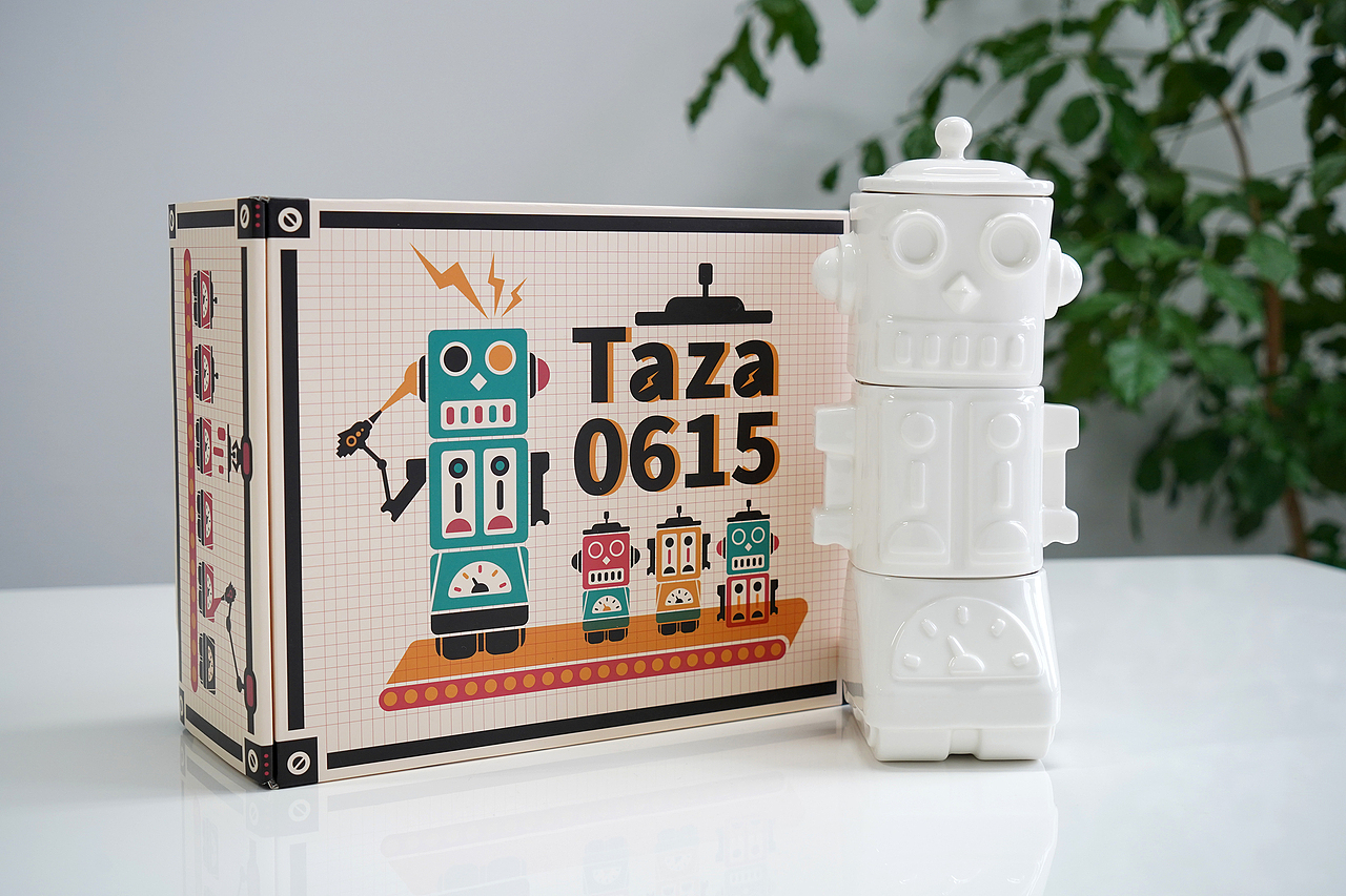Taza0615机器人咖啡杯产品包装设计（图ZMTM0NzIxMTQ0） - 包装 - 站酷设计师JZL竹林原创素材 - 站酷ZCOOL