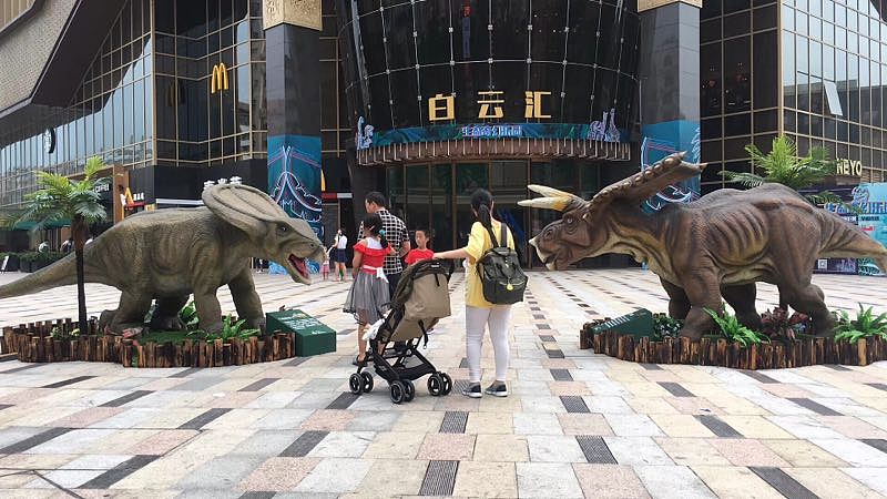 灯光节真人娃娃跳一跳仿真恐龙变形金刚出租租赁