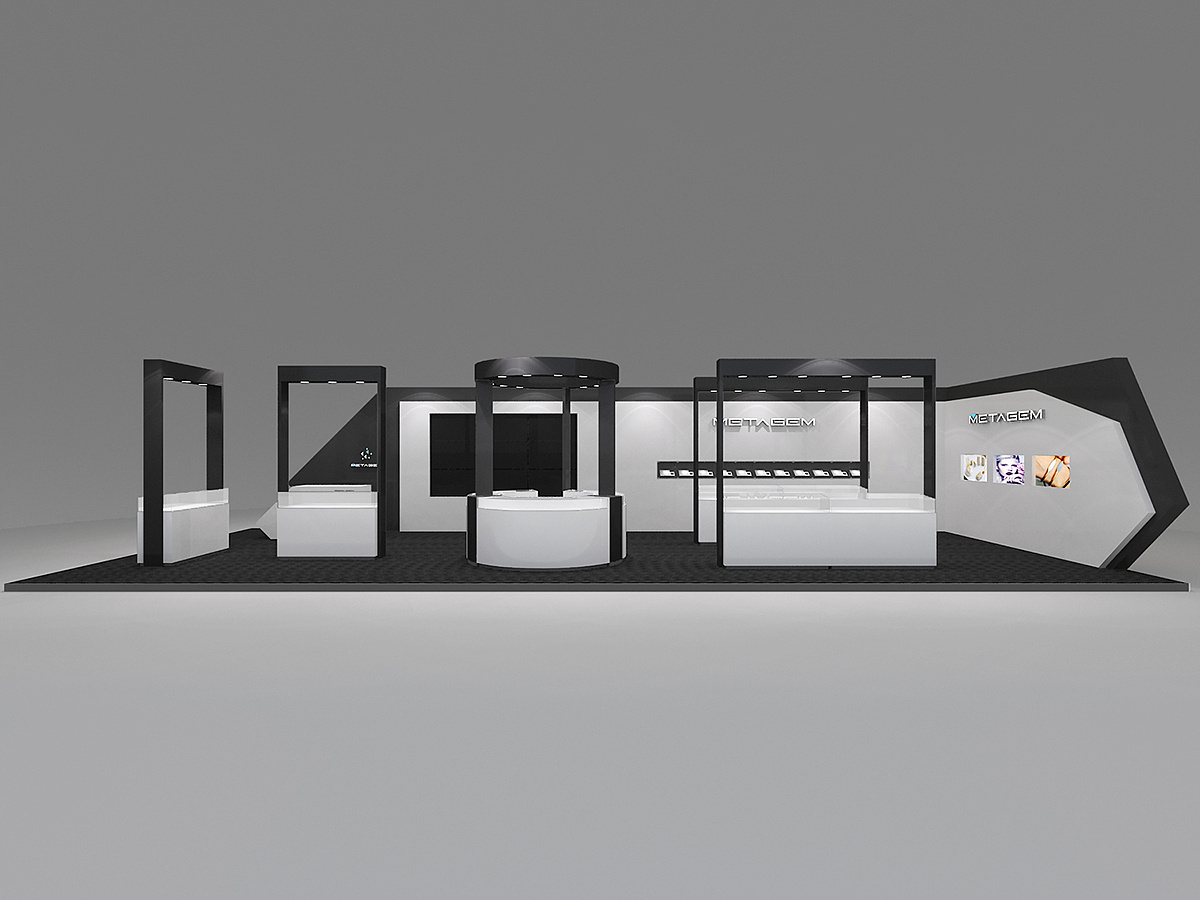 香港国际珠宝展展位设计效果图