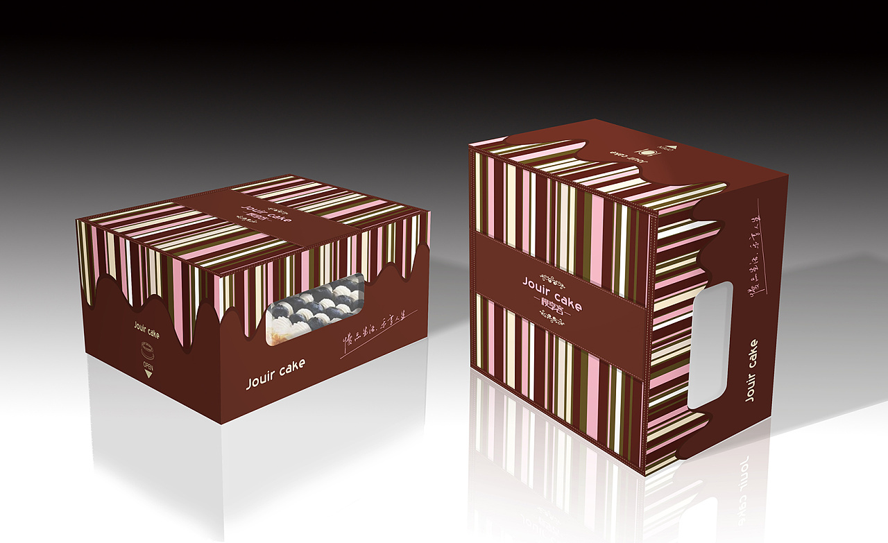 蛋糕盒包装设计