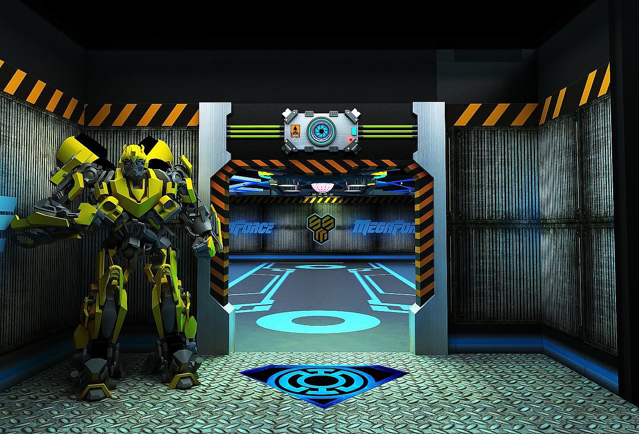 重庆电玩城装修/游戏厅设计/电玩城整体装饰效果图|空间|家装设计