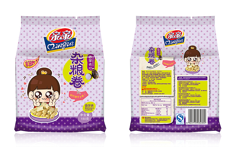 【闽颂设计作品】亲亲杂粮卷新品策划与包装设计