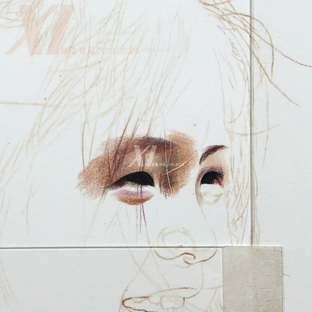 笑与阳光-祥雷彩铅作品（图ZMTE1OTg3Nzc2） - 绘画 - 站酷设计师祥雷原创素材 - 站酷ZCOOL