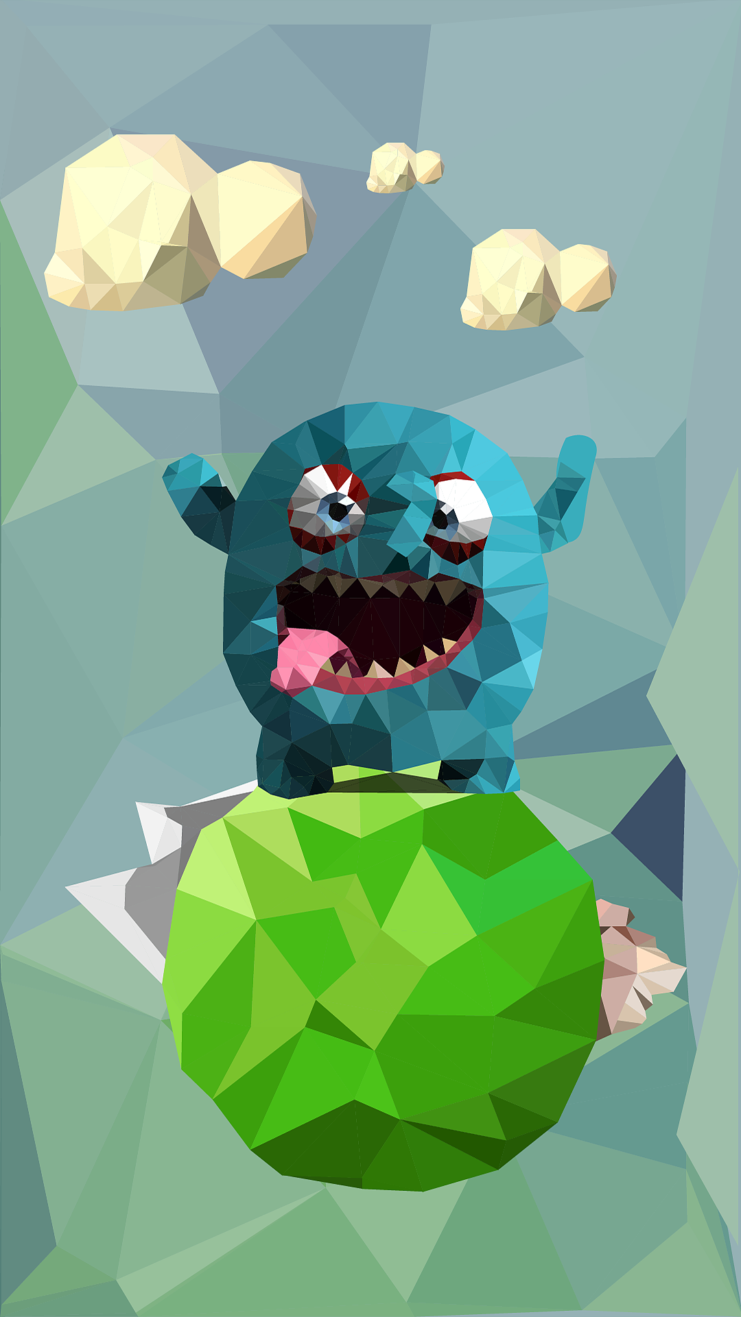 低多边形大舌怪