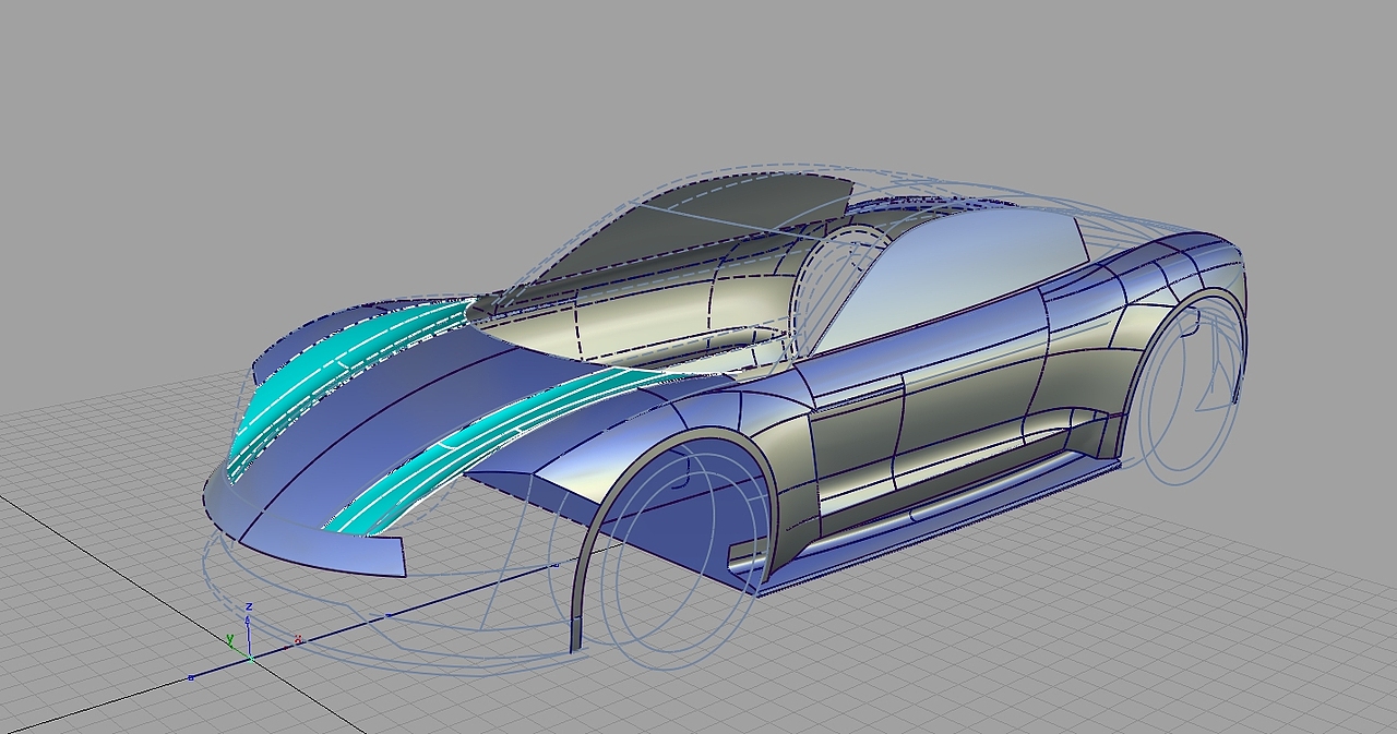 Porsche-Mission-E纯效果图Alias建模教程（图ZOTM3OTYxNDA=） - 机械/交通 - 站酷设计师Adleyou原创素材 - 站酷ZCOOL