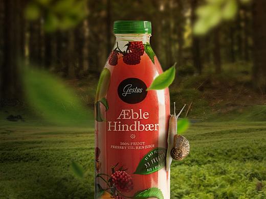 原创合成饮料海报