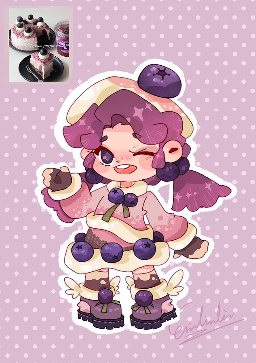 甜品拟人系列ip设计