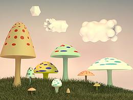 C4D場景搭建與動態(tài)練習