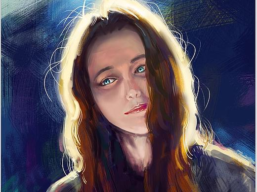 妹子插画