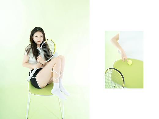 网球社学姐开学报道 人像写真