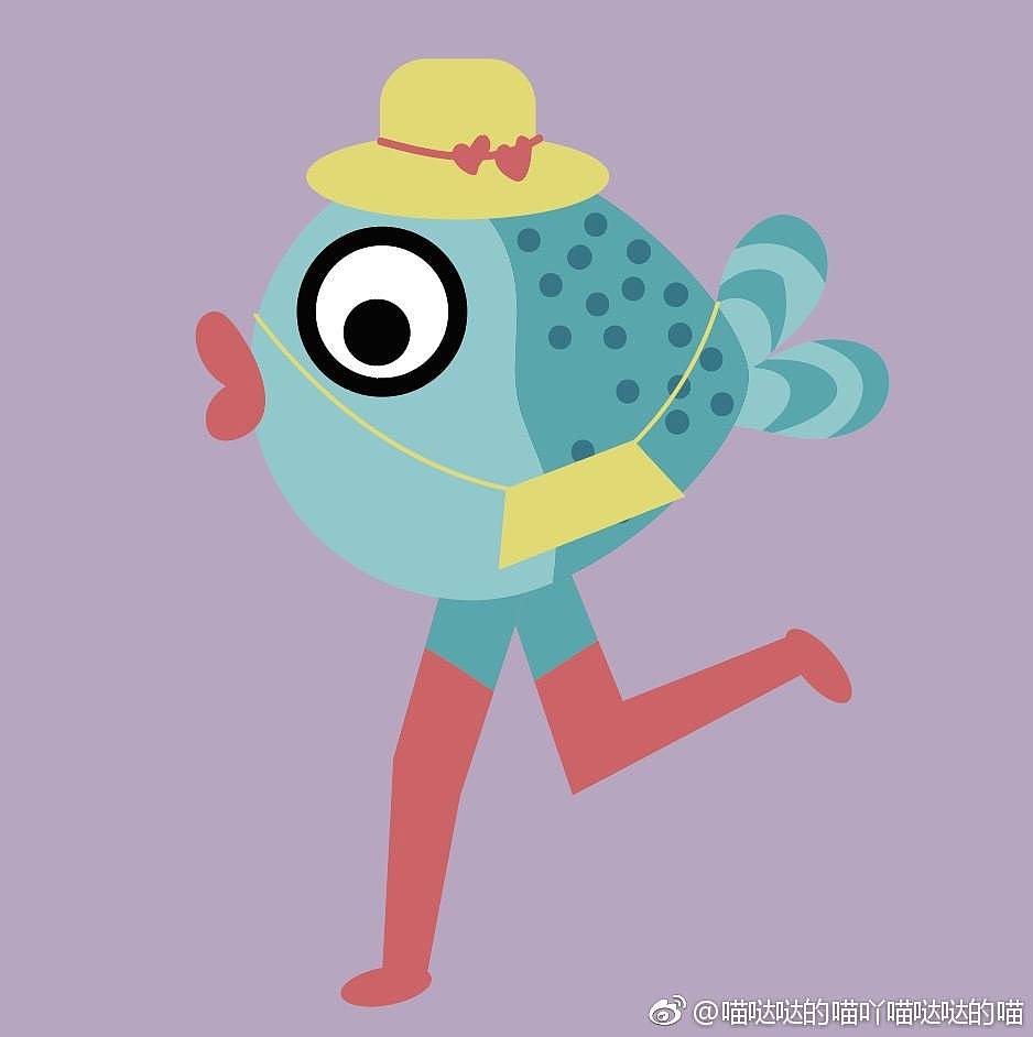 可爱的鱼人（图ZMTUwOTE5MjQ0） - 商业插画 - 站酷设计师三叨鱼原创素材 - 站酷ZCOOL