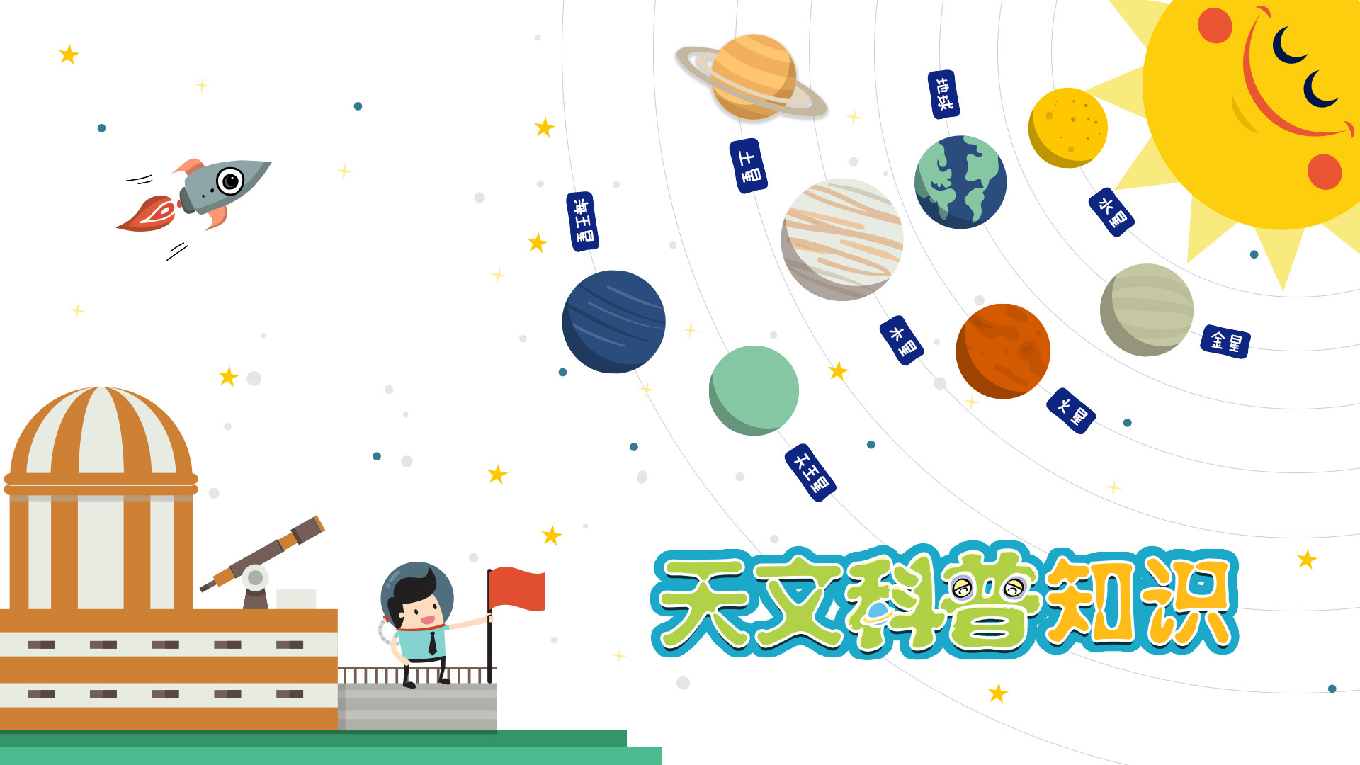 《天文科普知识》触摸查询