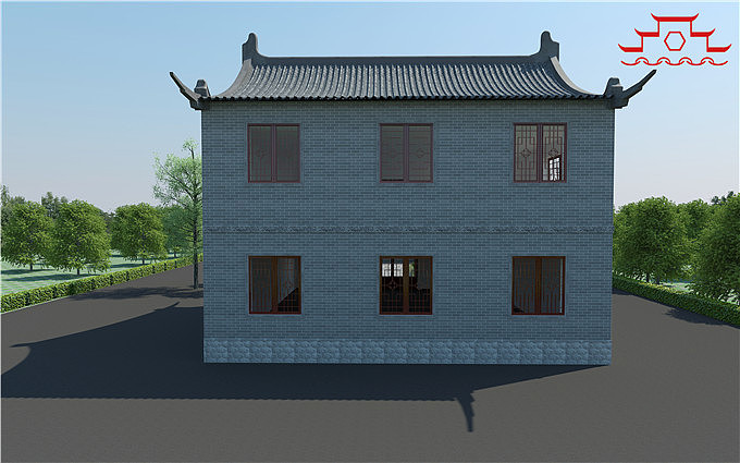 看人家的农村小院怎么用仿古砖雕装饰设计的