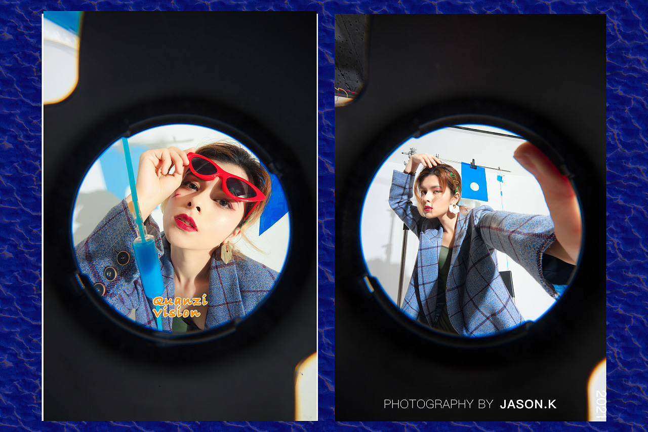 The blue of the 输液袋