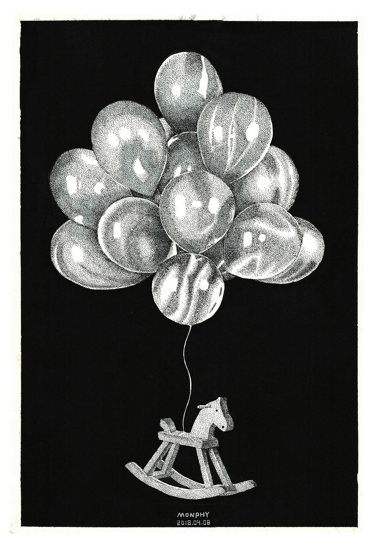 [黑白插画] 造梦系列 Dream Making Series（图ZMTI2MjUxNTY4） - 艺术插画 - 站酷设计师莫非视界原创素材 - 站酷ZCOOL