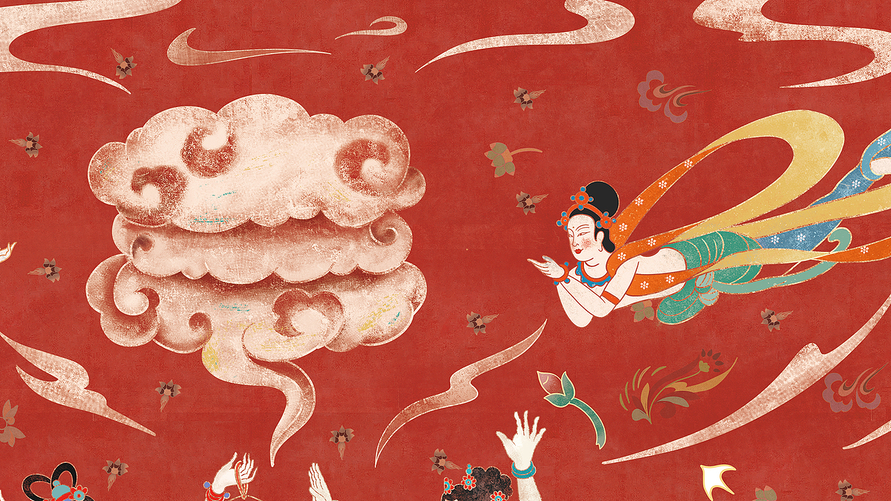 国宝的味道x小灰侠 | 新敦煌之味（图ZMjIxMzk1NzY0） - 商业插画 - 站酷设计师饭粒粒粒原创素材 - 站酷ZCOOL