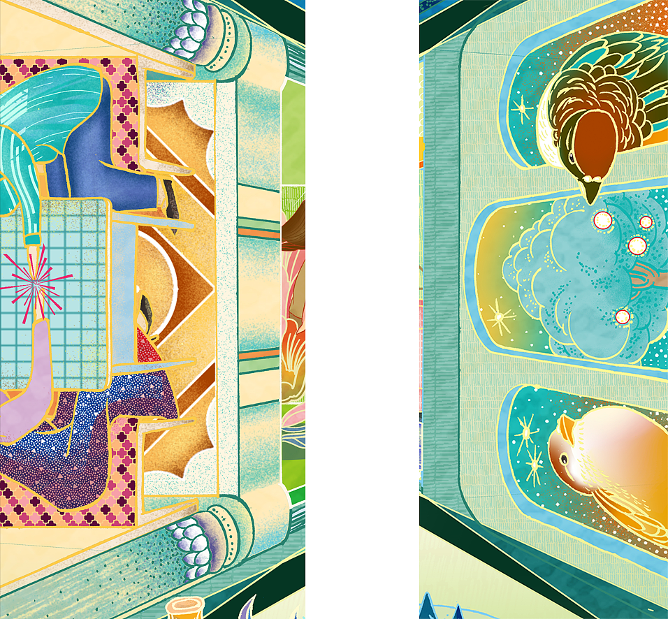 无限之境（图ZMzM3NjE1NTc2） - 商业插画 - 站酷设计师橘橘ki原创素材 - 站酷ZCOOL