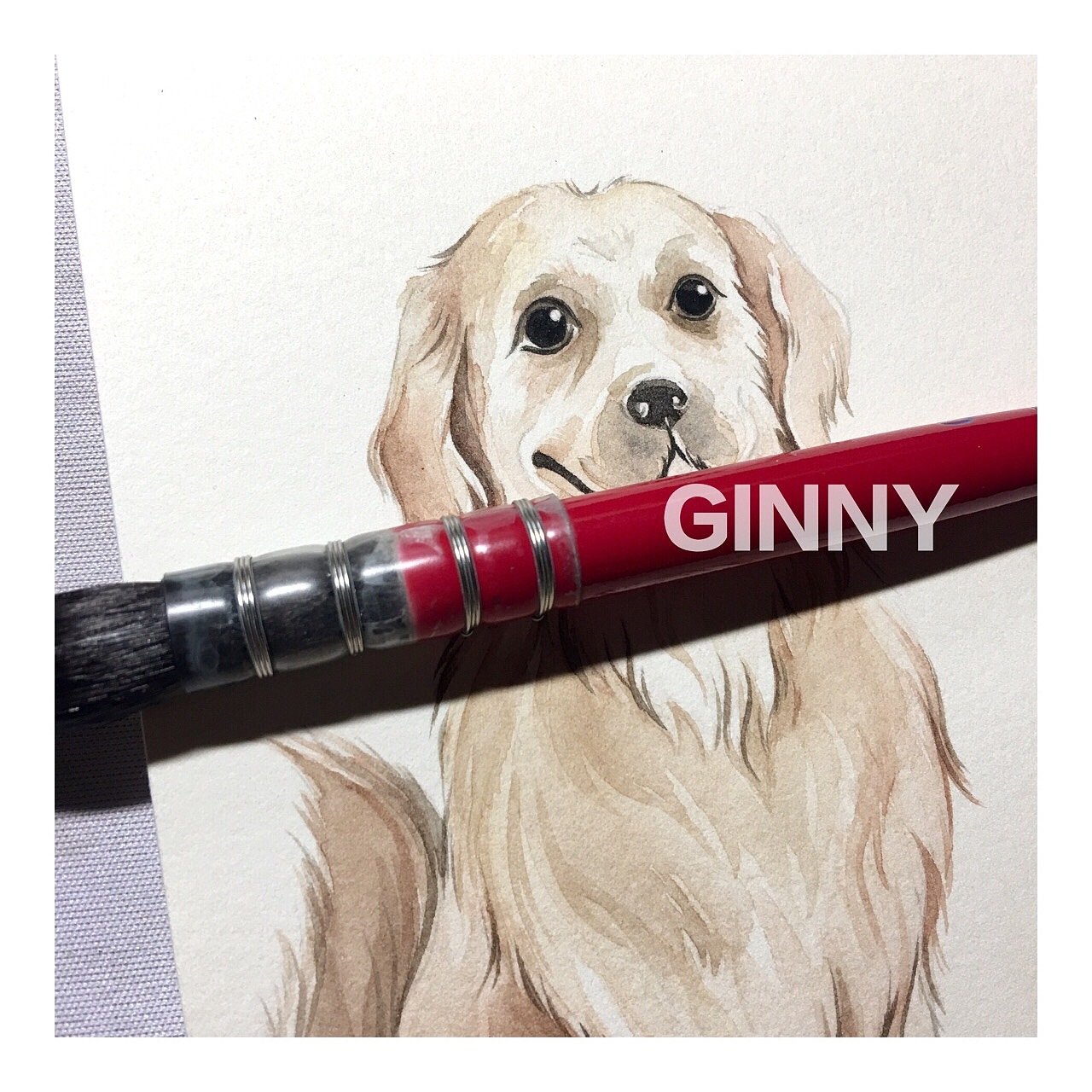 水彩手绘小卡片