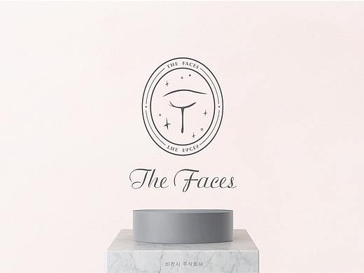 THE FACE菲璨诗韩系护肤品牌logo设计&VI手册
