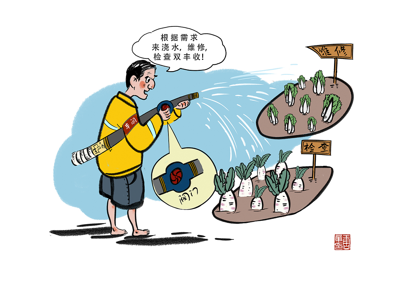 铁路安全生产漫画（图ZMjA4NDczMzEy） - 艺术插画 - 站酷设计师周正小姐原创素材 - 站酷ZCOOL