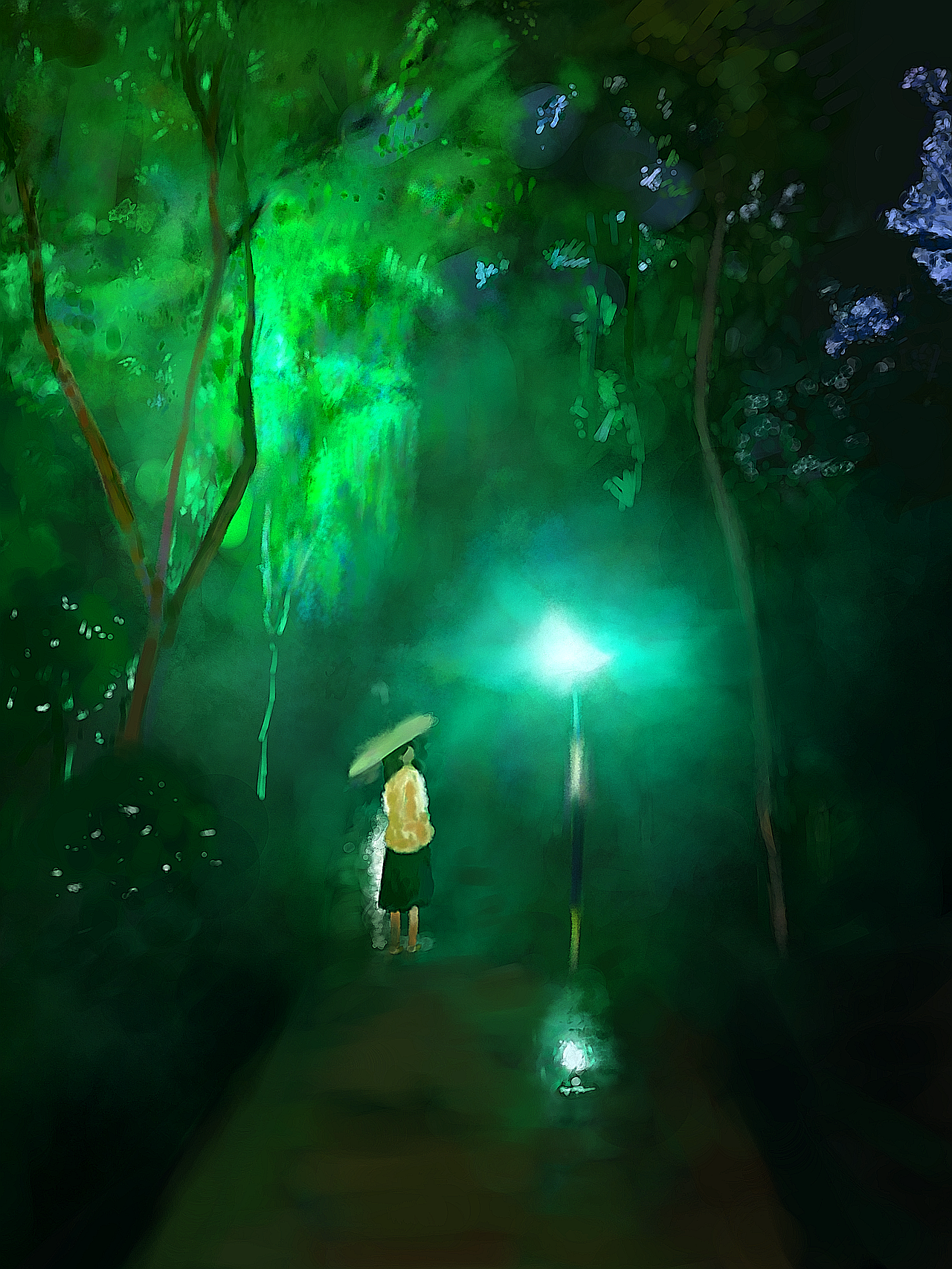 雨夜（图ZMjkyOTU1ODQ0） - 艺术插画 - 站酷设计师筱沫兮原创素材 - 站酷ZCOOL