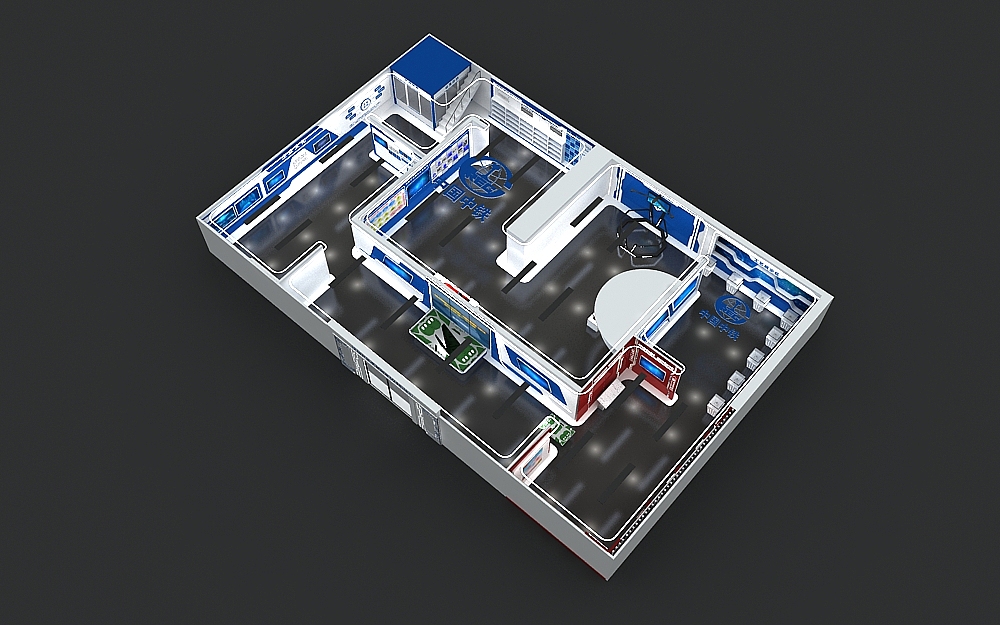 中国中铁安全消防体验馆（图ZMjEwNDU5NDgw） - 建筑/空间 - 站酷设计师3D设计联系我原创素材 - 站酷ZCOOL