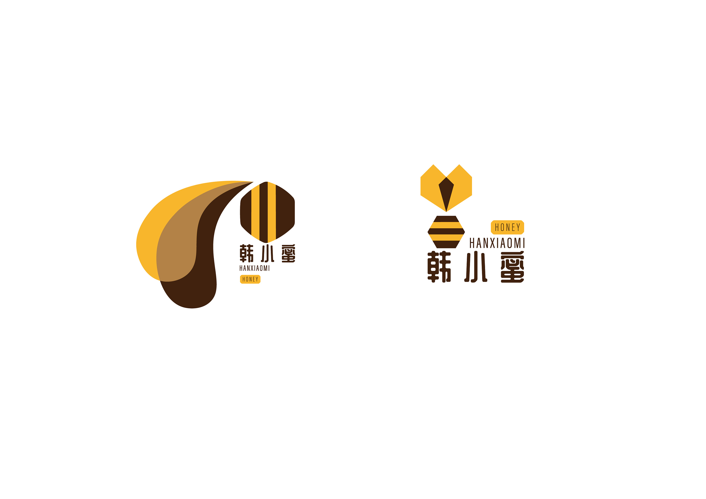 蜂蜜品牌标志设计
