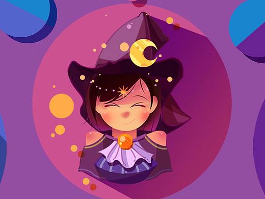 职业人物扁平画