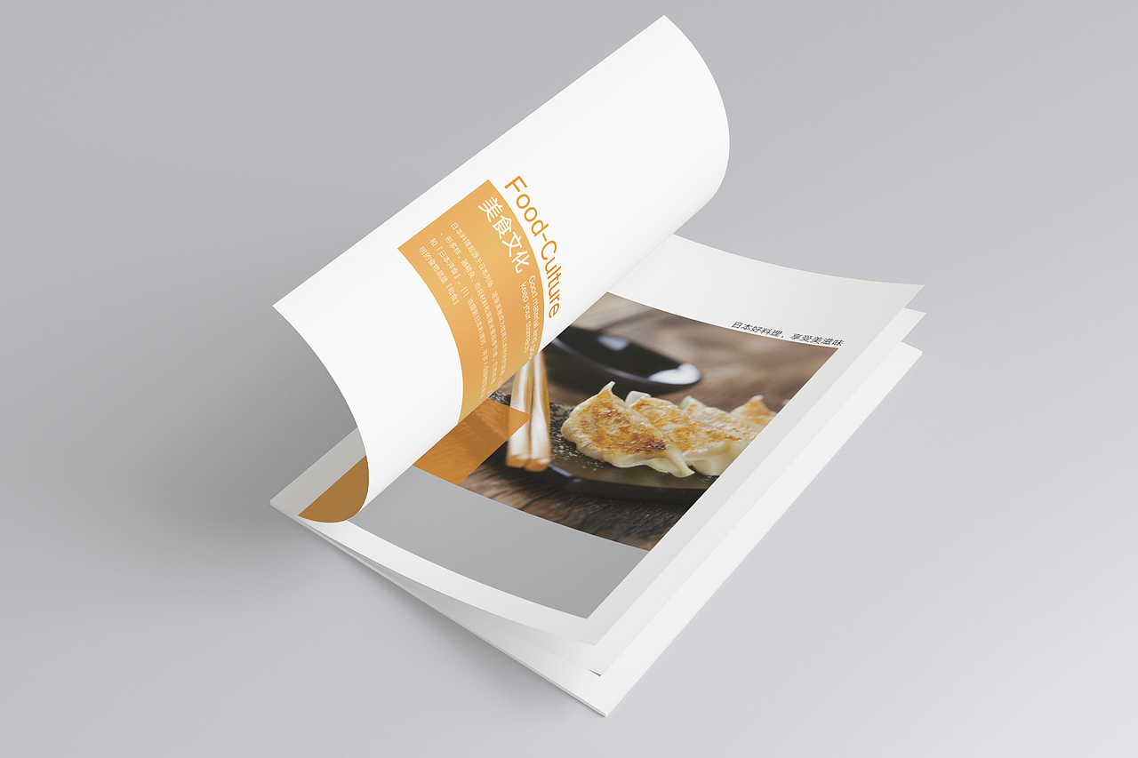 画册——设计/工艺/文案（美食类画册日式料理类）两套