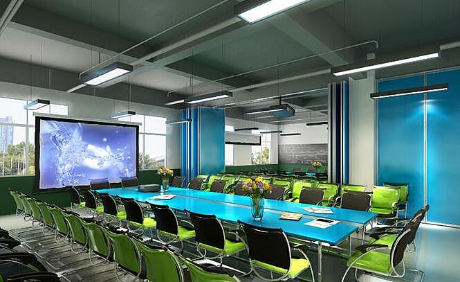 重庆建筑公司办公室装修设计效果图|重庆观景装饰|